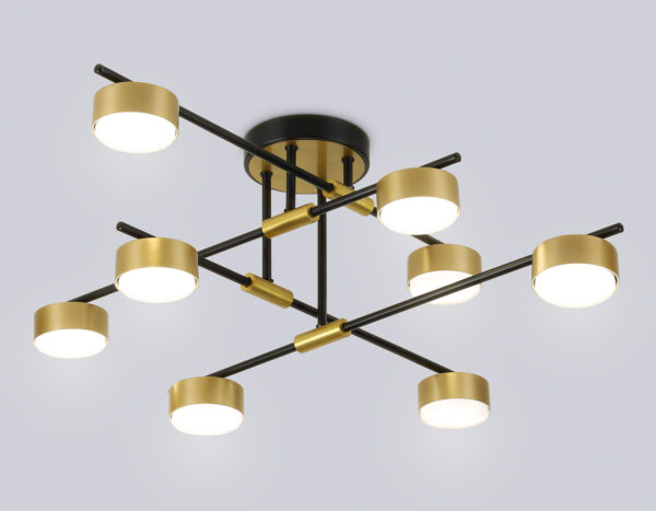 FL51752_mode1 FL51752/8 BK/GD черный/золото GX53/8 max 12W 720*720*245