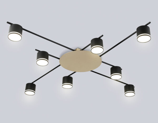 FL51760_mode1 FL51760/8 BK/GD черный/золото GX53/8 max 12W 870*870*95