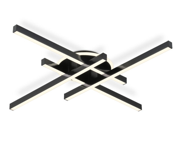 FL6282 FL6282 BK черный 58W 3000K-6400K 700*700*85 (ПДУ ИК)