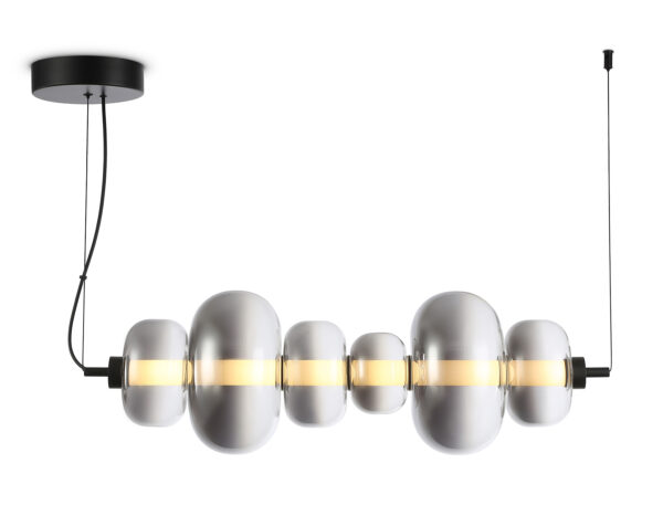 LH11072-2 LH11072 BK/SM черный/дымчатый 36W 3000K 745*230*230