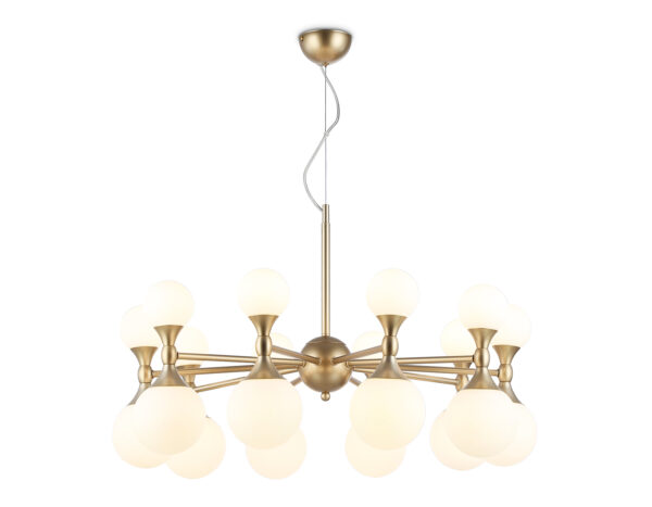 LH51051-2 LH51051/20 GD/FR золото/белый матовый G9*20 max 28W D750*460