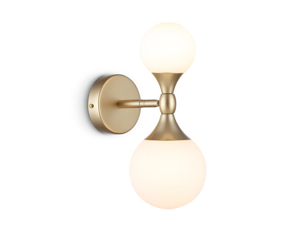 LH51053-2 LH51053/2 GD/FR золото/белый матовый G9*2 max 28W 120*195*300