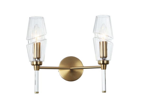 LH55206-2 LH55206/2 BS/CL латунь/прозрачный E14*2 max 40W 330*170*280
