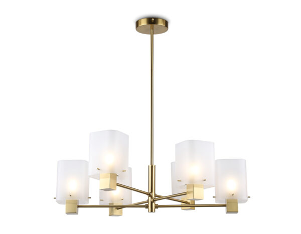 LH57031-2 LH57031/6 BS/SM латунь/дымчатый E14/6 max 40W D690*690