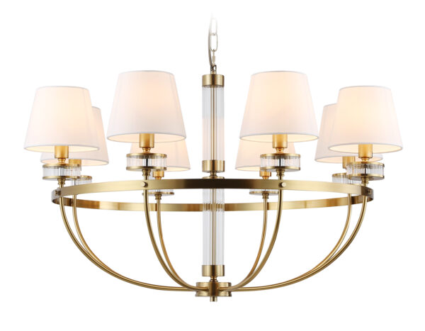 LH71253-2 LH71253/8 BS/WH латунь/белый E14/8 max 40W D870*990