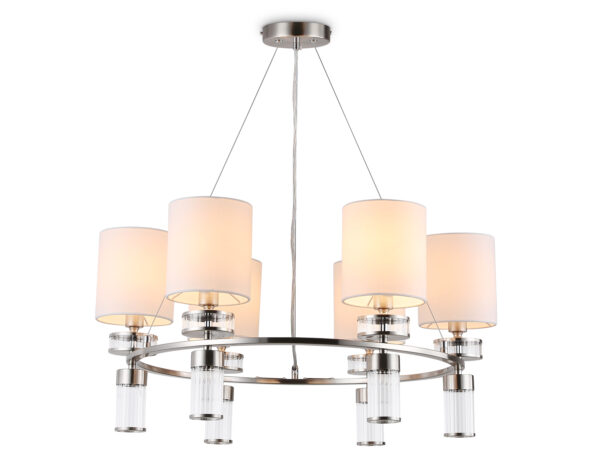 LH71291-2 LH71291/6 SN/WH никель/белый E14/6 max 40W D680*730