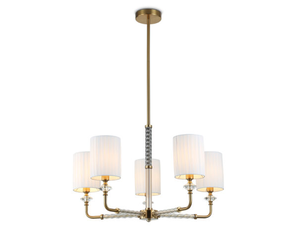 LH71500-2 LH71500/5 BS/FR латунь/белый матовый E14*5 max 40W D680*640