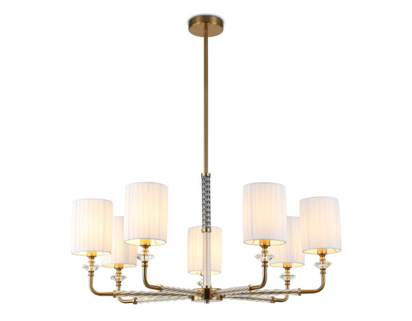 LH71503-2 LH71503/7 BS/FR латунь/белый матовый E14*7 max 40W D840*640