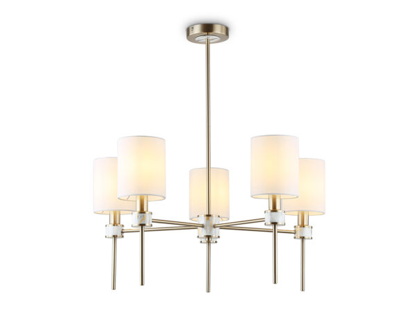 LH72371-2 LH72371/5 DBS/WH темная латунь/белый E14/5 max 40W D680*720