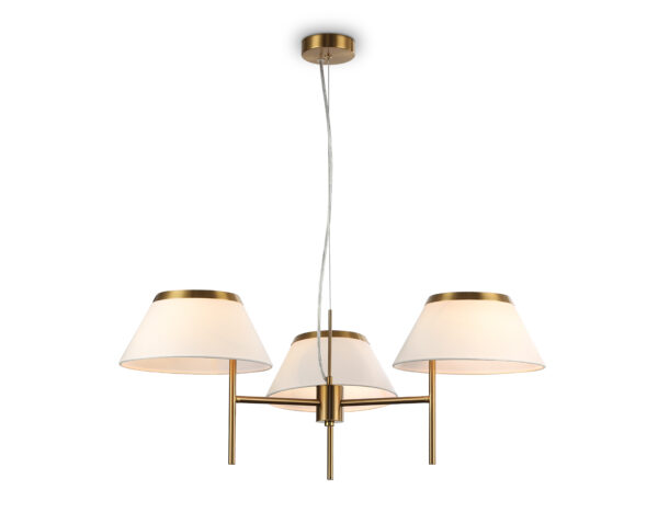 LH72471-2 LH72471/3 BS/WH латунь/белый Е14/3 max 40W D800*290-1080