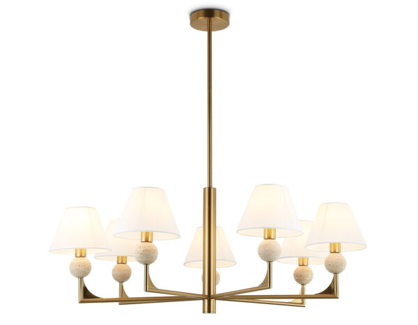 LH75162-1 LH75162/7 BS/FR латунь/белый матовый E14*7 max 40W D890*580