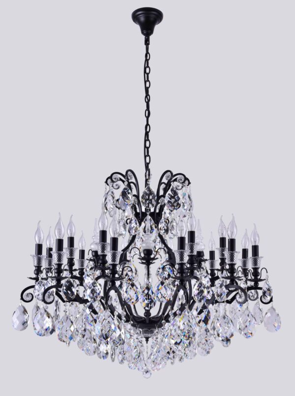 MAGNIFICO_SP19_BLACK-TRANSPARENT Люстра Crystal Lux MAGNIFICO SP19 BLACK/TRANSPARENT