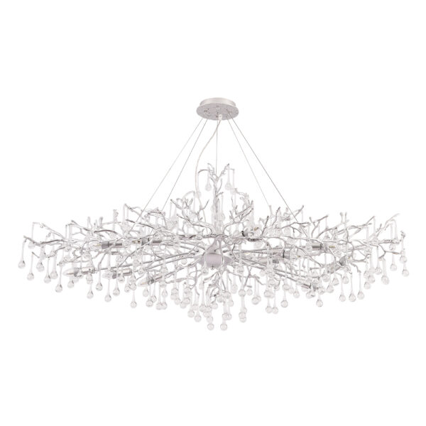 REINA_V2_SP12_L1500_SILVER_PATINA Люстра Crystal Lux REINA V2 SP12 L1500 SILVER PATINA