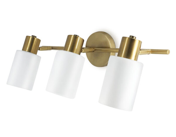 TR3972_1-2 TR3972/3 BS/FR латунь/белый матовый E27*3 max 40W 460*80*140