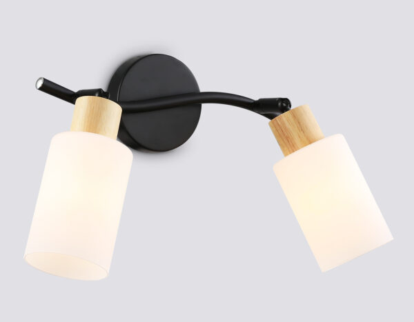 TR8721_mode1 TR8721/2 BK/WD черный/дерево E14/2 max 60W 380*100*210