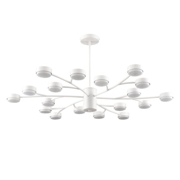 b7a3914a6a477d4c939cd16887b9f7af 8265/18 COMFI LN26 233 металл, белый Люстра GX53 LED 18*7W 220V TORINA