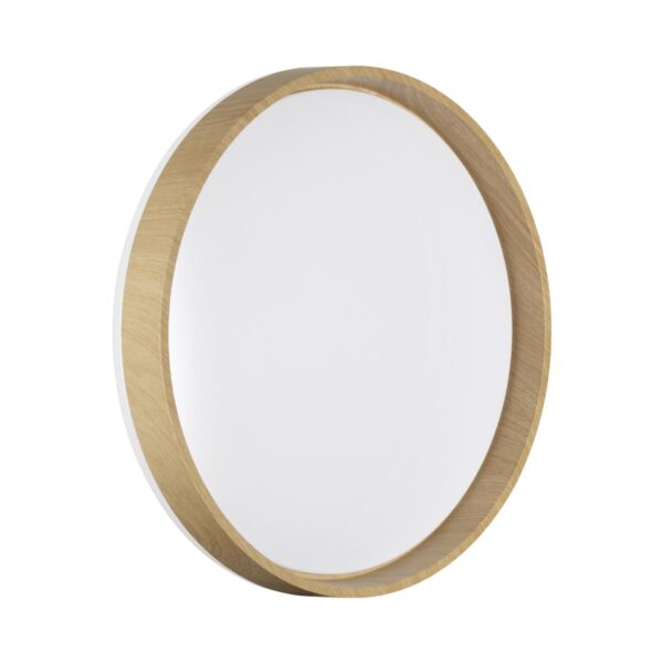 d345010dd6b40e6543e8a76627d32090 7684/DLN BASICA SN 166 Светильник пластик/кор. под дер. LED 48Вт 3000/4000/6000K D390 IP43 CCT GARI WOOD