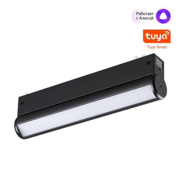 d43759dcba5f662b5683ff12a3696413 359951 PORT NT25 216 черный Трековый св-к диммир. со сменой цв.температуры, пульт ДУ/Tuya Smart Life IP20 LED 10W 3000-6000K 90-240V VECTOR