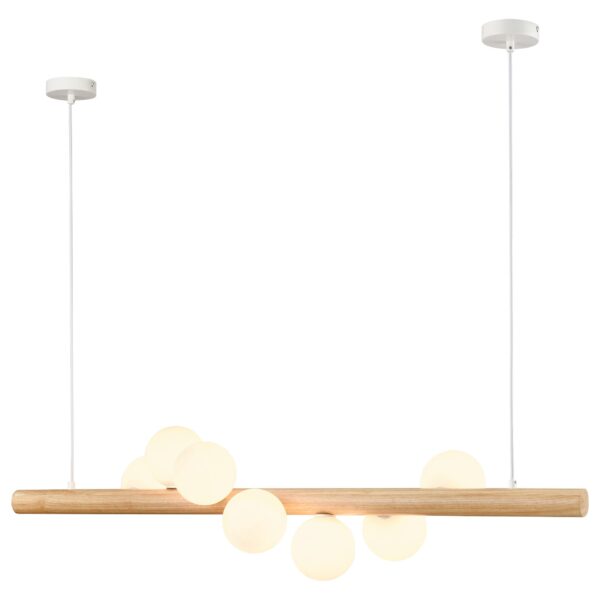 d55b5cjaa8j0ks0lgh41ibaogchfxsdx-1 552-713-07 VELANTE Деревянный стиль светильник подвесной, G9(LED), 7x5W