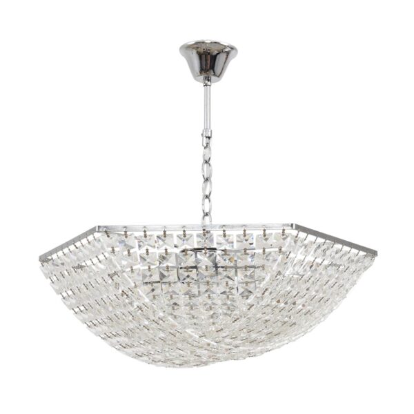 fb7b521e5658110aae1ab9a8aa44e39d 8377/5 NEOCLASSI LN26 208 хром/прозрачный, металл/хрусталь Люстра подвесная E27 5*60W 220V AMALIA