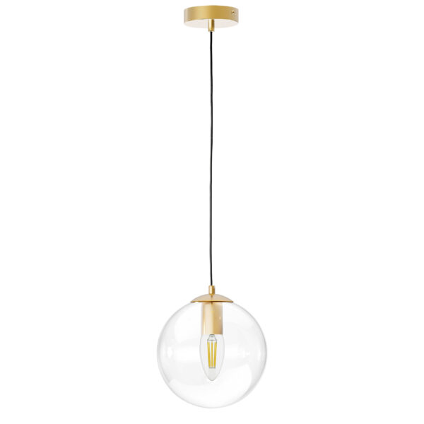 fd30a933190011f080c0c81f66f678af_358c50d1b00d11f080c4c81f66f678af 801002 Люстра SFERETTA E27 1х6W (led) E27 ЗОЛОТО/ПРОЗРАЧНЫЙ