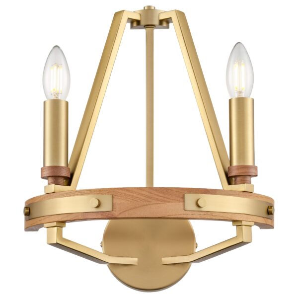 h6lmzoor14lcsf3qvelmx30q8zbmdlom-1 WE586.02.501 WERTMARK BRENDA светильник настенный, E14, 2x40W