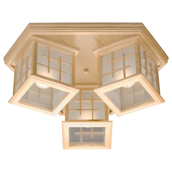 kc1trfz694jcs022lqvvbg5dfenry419-1 592-717-03 VELANTE Деревянный стиль светильник потолочный, E27, 3x40W