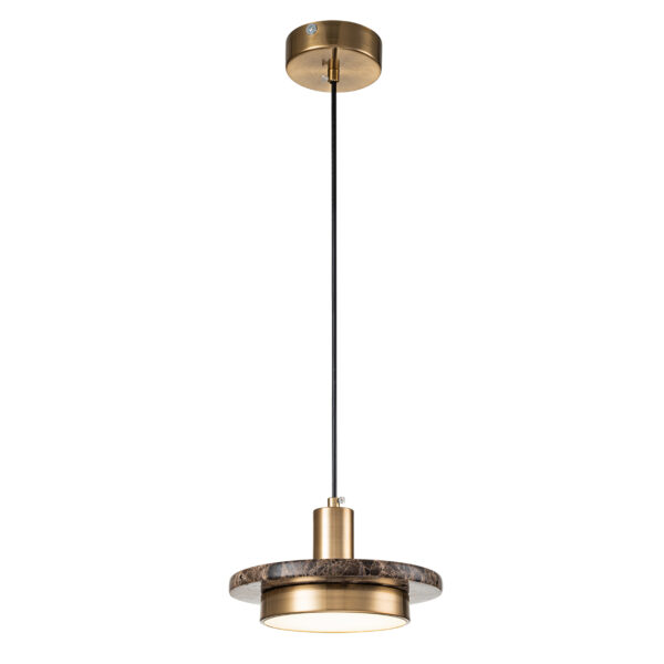 l109780 Escada 10260/1 LED*12W Brass/Brown marble