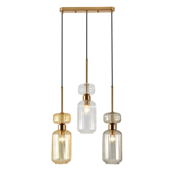 l116940 Escada 1141/3S E14*60W Beige/Clear/Amber