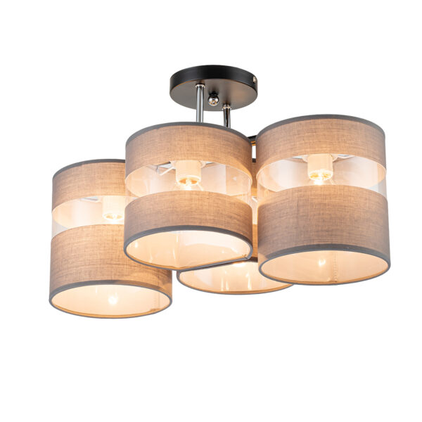 l95140 Escada 642/4P E27*60W Black