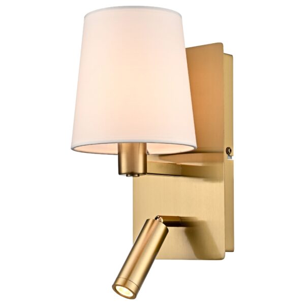 qms00xjyr9gt3yrl1it0vep3aurwzdix 346-401-02 VELANTE Классический стиль светильник настенный, E14,1x40W+LED,1×2.5W