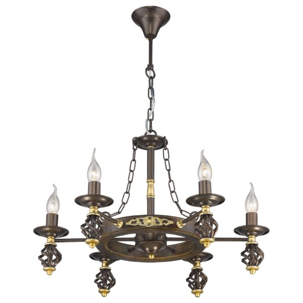 vqpnno52odbmr77puw1d5p30b3atmaj9-1 536-723-06 VELANTE Деревянный стиль светильник подвесной, E14, 6x60W