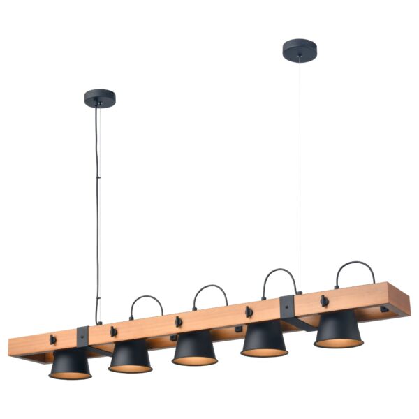 ydb6uapdmk4cd1wp4yc59z43cqa0xwrz-1 551-703-05 VELANTE Деревянный стиль светильник подвесной, E27, 5x40W