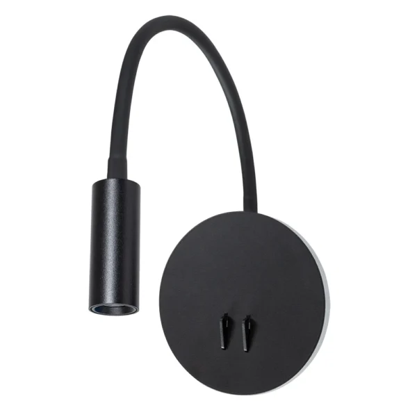 0-2185 A8231AP-1BK Светильник настенный ELECTRA 3×6Вт 550Lm 3000K Ø14 черный IP20