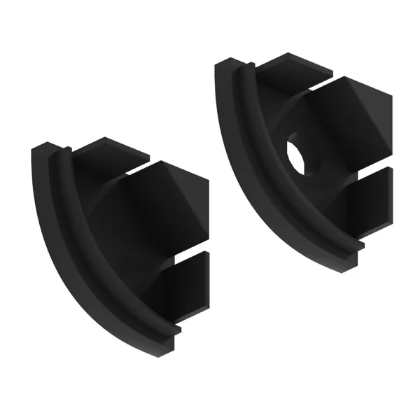 0-2409 A161606E ЗАГЛУШКА ДЛЯ НАКЛАДНОГО АЛЮМИНИЕВОГО ПРОФИЛЯ A161606S