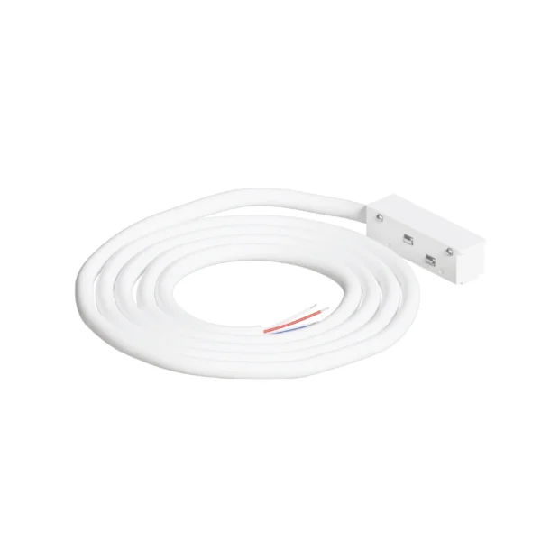 0-2431 A740233N коннектор для ввода питания для шинопровода (трека) LINEA и OPTIMA 2м, белый