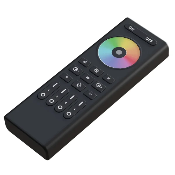 0-283 A70RC-04CH-BK Пульт управления SMART для четырехканального контроллера 3В (2*AAA) 4 зоны управления макс 20м RF 2,4ГГц IP20