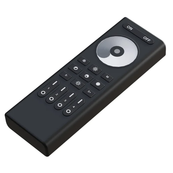 0-285 A70RC-01CH-BK Пульт управления SMART для одноканального контроллера 3В (2*AAA) 4 зоны управления макс 20м RF 2,4ГГц IP20