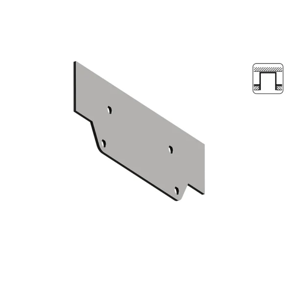 0-80 A631005E ЗАГЛУШКА ДЛЯ ПРОФИЛЯ A630205
