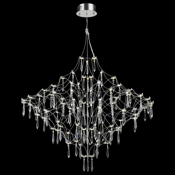 021ku6canob841ryywnh4bor4bffuy3c WE335.10.103 WERTMARK FEDELINA светильник подвесной, LED, 93x1W, 3000/4000/6000K