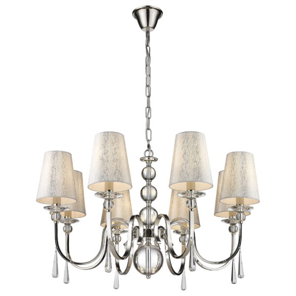 0j1wob7ktcf7ttb8es7s11sfdvr79je6 WE368.08.103 WERTMARK KERRIN светильник подвесной, E14, 8x40W