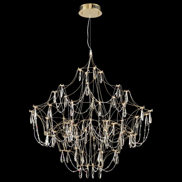 0n5xygdk2y5pxf38hhtz59aiamjd4rrg WE336.62.306 WERTMARK FELICIA светильник подвесной, LED, 62x1W, 3000K