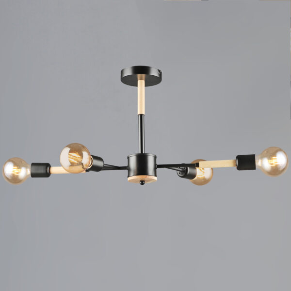 1431994_1 99960-0.3-04 BK+WOOD светильник потолочный