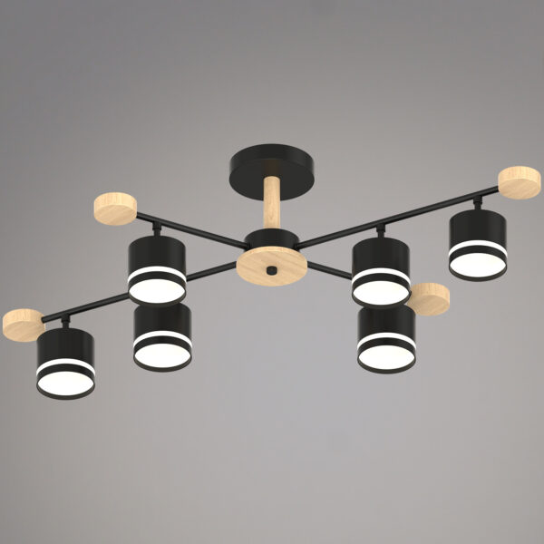 1432945_1 78730-0.3-06 GX53 BK+WOOD светильник потолочный