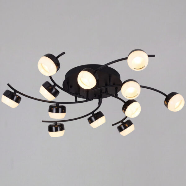 1433472_1 90590-0.3-12 Black светильник потолочный