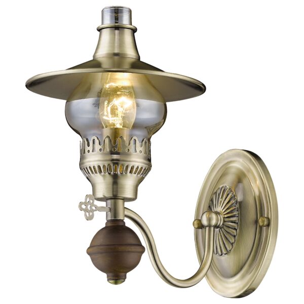 19ynjma452pkhp5a826487rj6wqnv8or 305-501-01 VELANTE Классический стиль светильник настенный, E14, 60W