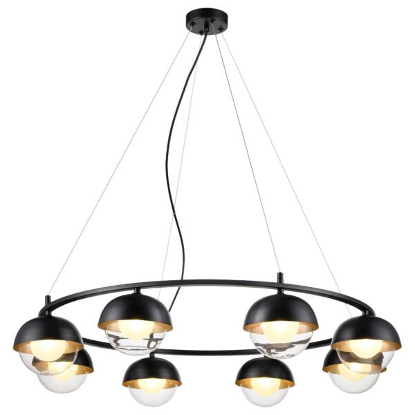 1rzublwsvt852kh18bu7p23r43s8oah4 359-023-08 VELANTE Современный стиль светильник подвесной, G9, 8x40W