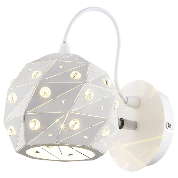 2gojwsthjr2gk62ufvezvt78bqssfbm5 WE263.01.001 WERTMARK DELFINA светильник настенный, E27, 60W