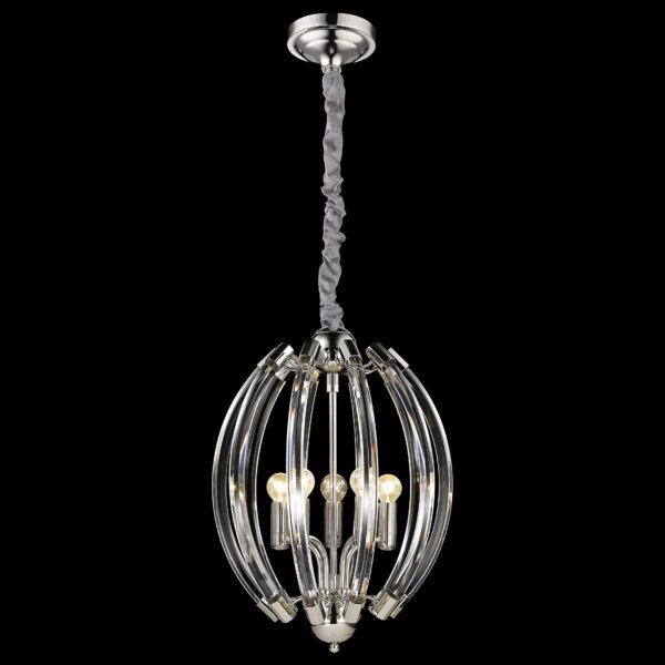 378wkqhv4zeuq7sv7gu6k7b3ipyjxd19-1 WE149.05.203 WERTMARK PRANDO светильник подвесной, E14, 5x40W