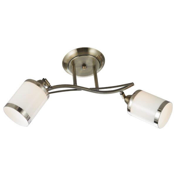 3stp4sh3oqbn99tjfc1bc7sw3fv95454 713-507-02 VELANTE Классический стиль светильник потолочный, E27, 2x60W